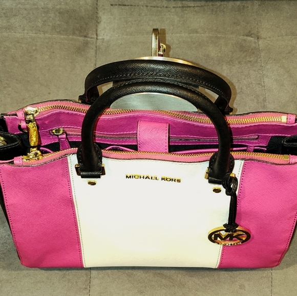 MICHAEL Michael Kors Sutton Large Center Stripe Dressy Tote - Picture 11 of 14